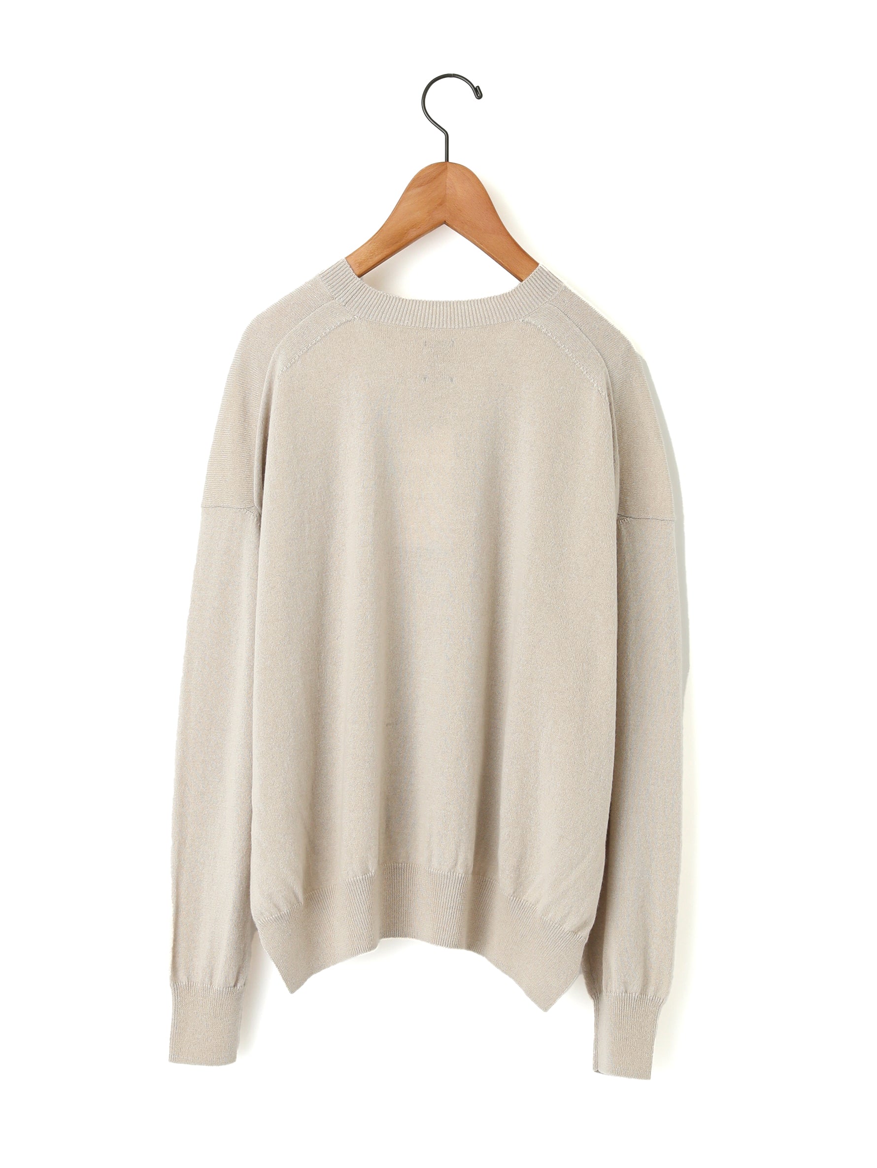 BATONER | CASHMERE-SILK CREW NECK BN-24SL-007