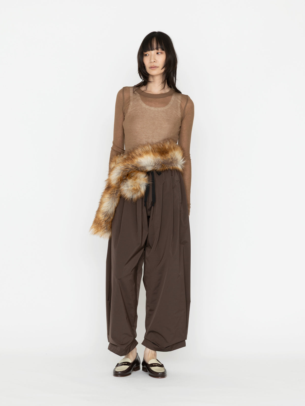 TanC TOKYO | SABLE FAKE FUR TAIL STOLE TC26B-061