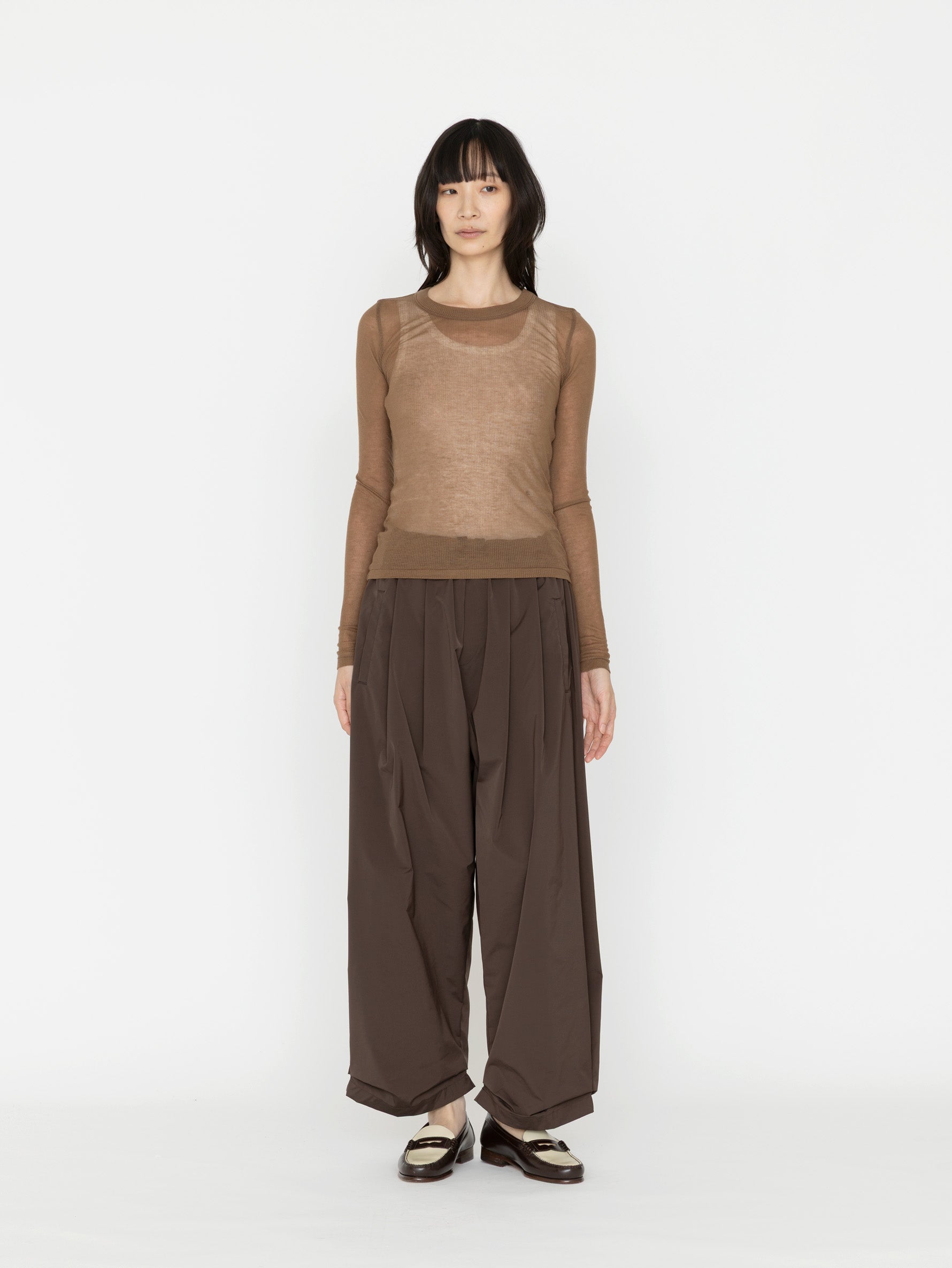 BATONER | MELTY RIB CREW NECK BN-26FL-007
