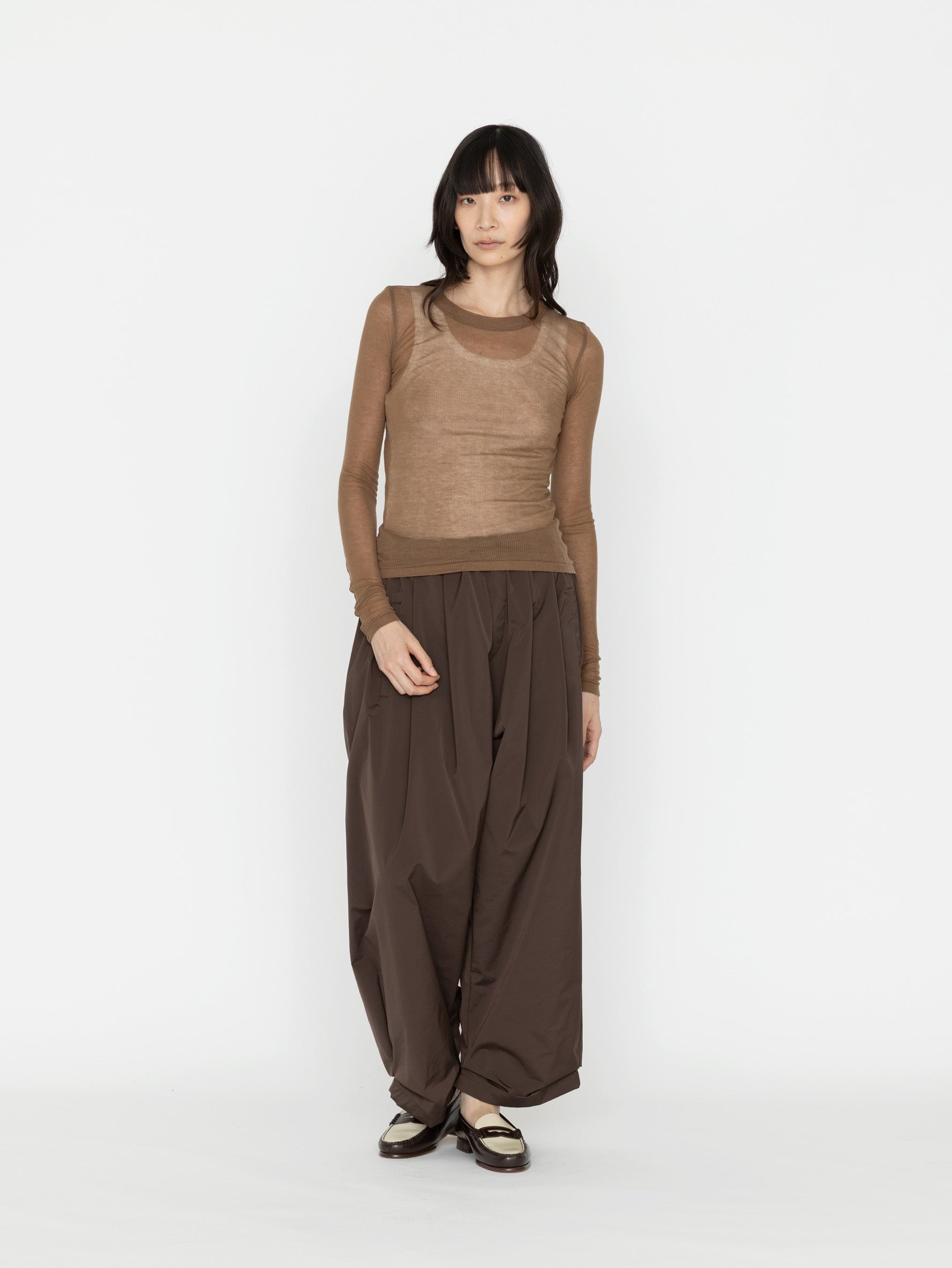 BATONER | MELTY RIB CREW NECK BN-26FL-007