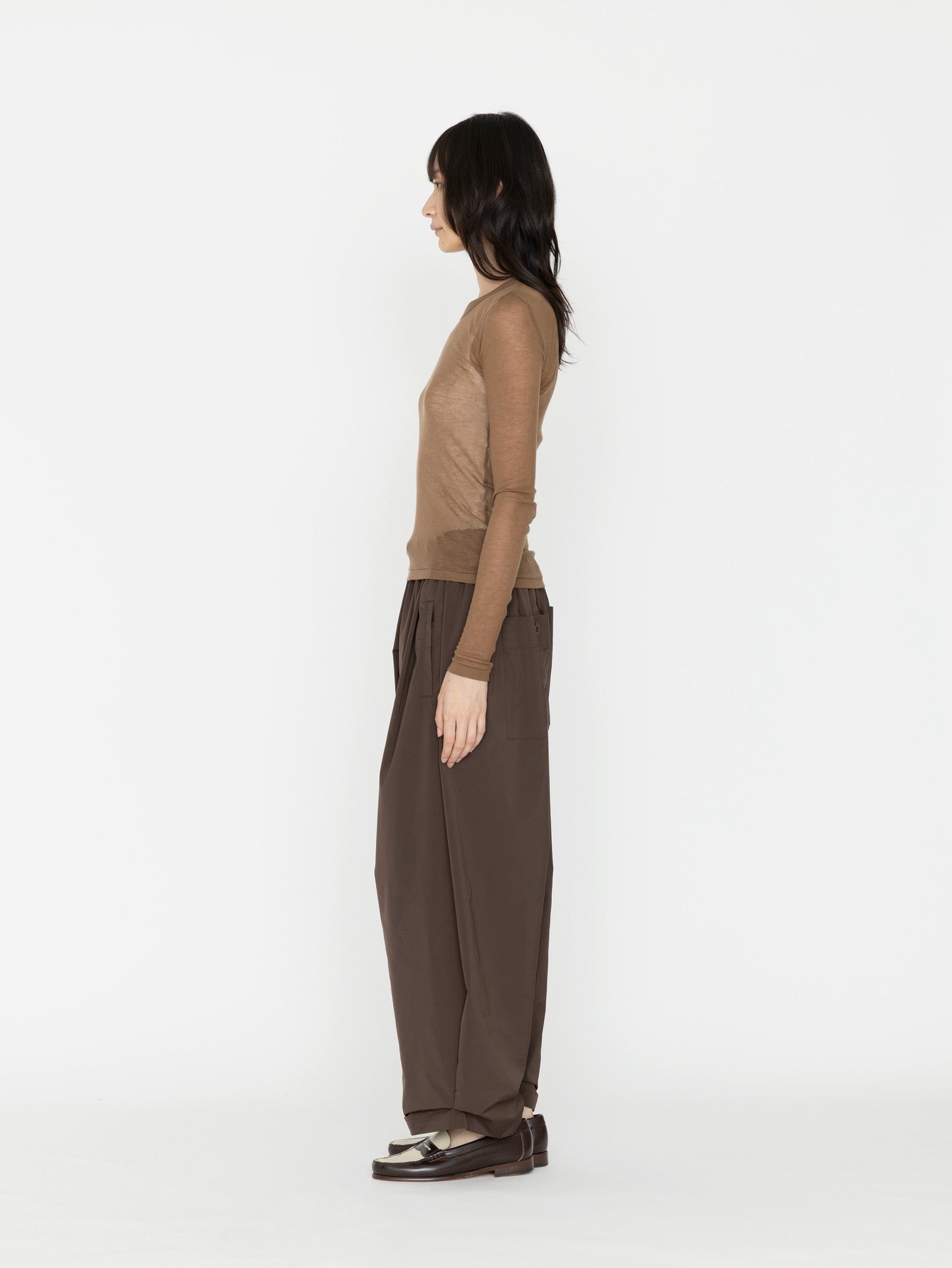 BATONER | MELTY RIB CREW NECK BN-26FL-007