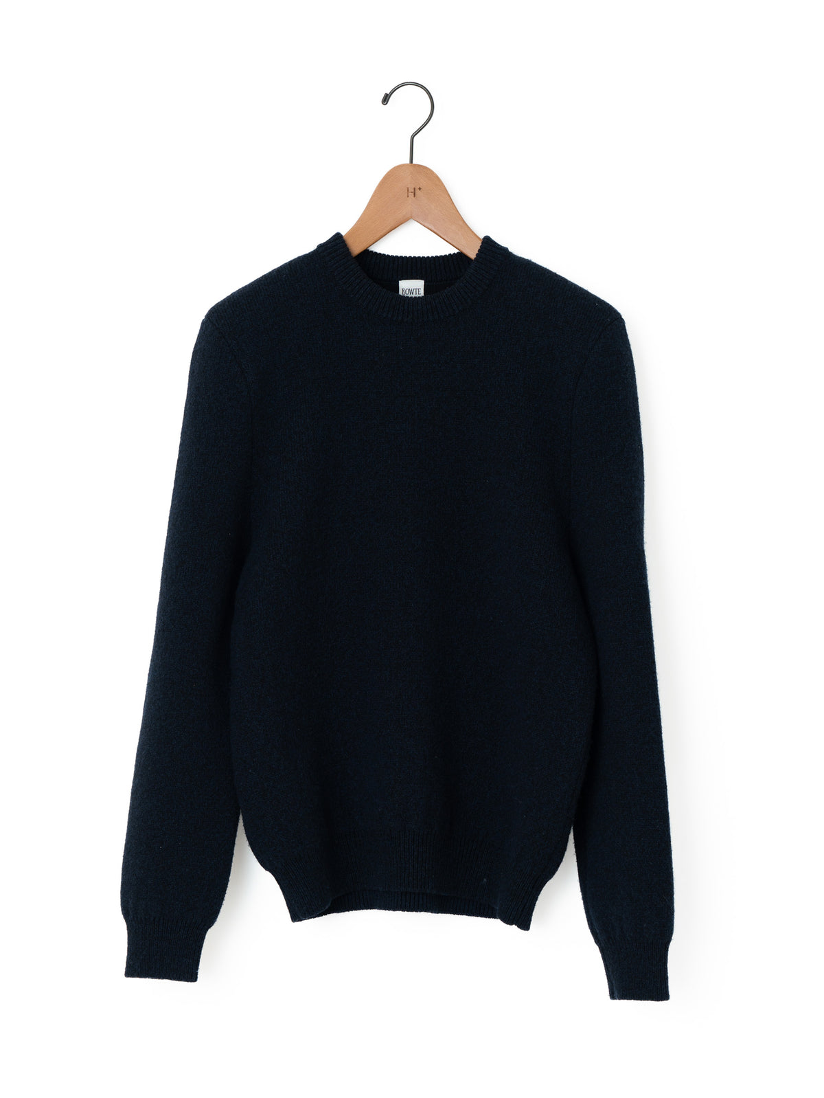BOWTE | ITALIAN YARN IRISH CASHMERE MELANGEPADDED CREW KNIT 262-03-0002