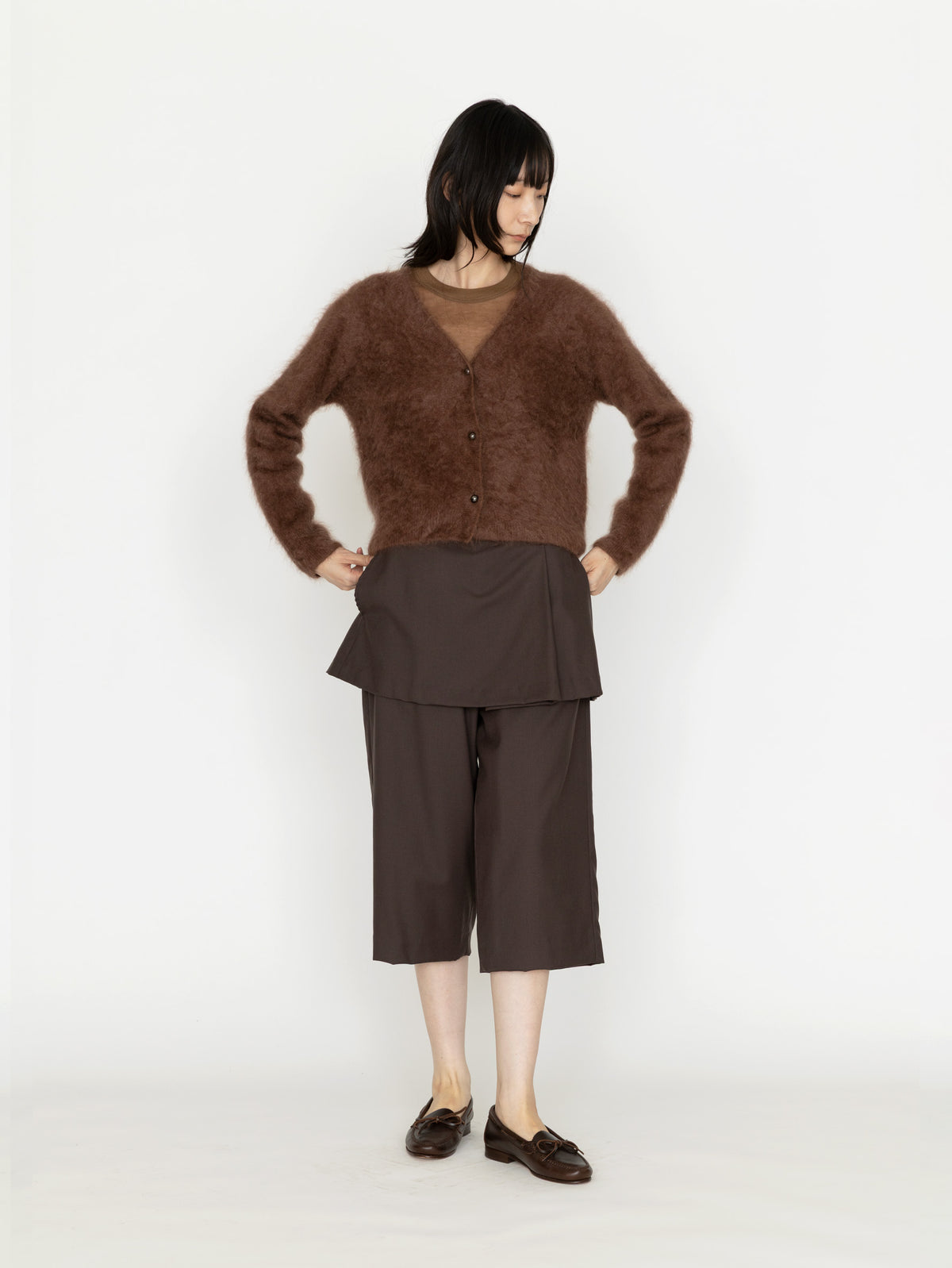 enrica | カシミヤシャギーカーディガン KNIT240