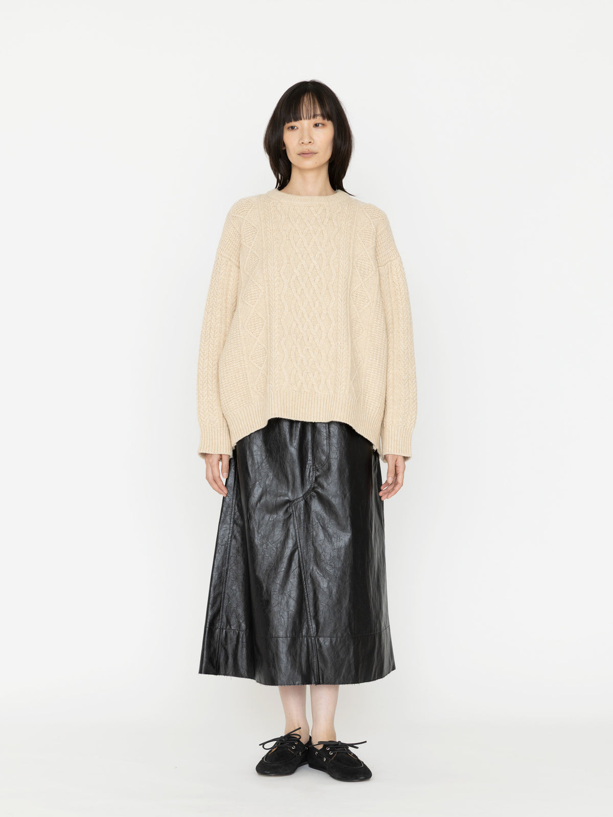 VIOLETTE ROOM | CABLE KNIT PULL OVER VR214422
