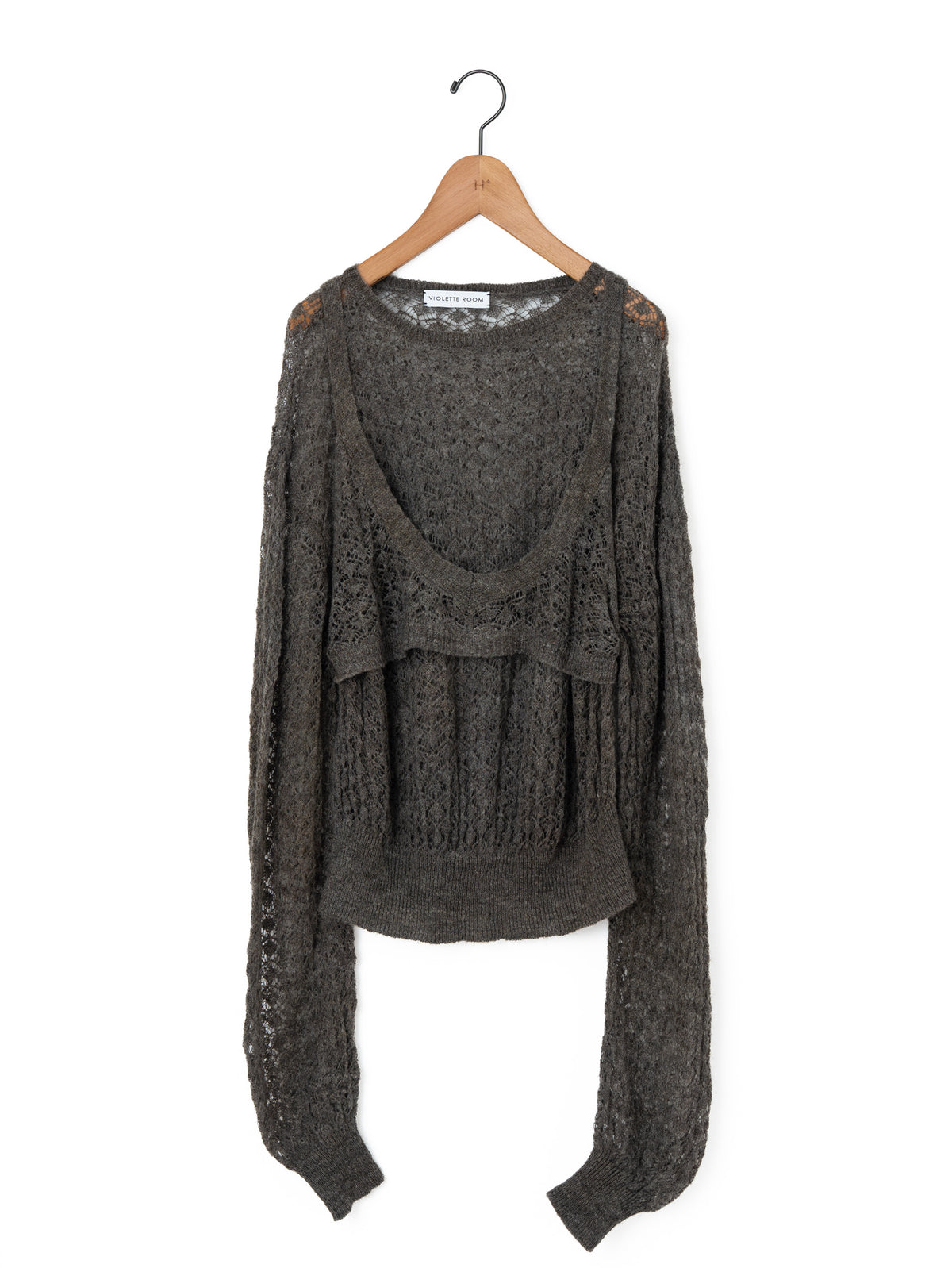 VIOLETTE ROOM | LACE KNIT TOPS SETUP VR243410