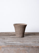 ucacoceramics | serie habiller tasse グレー御影ｘ金彩カップ
