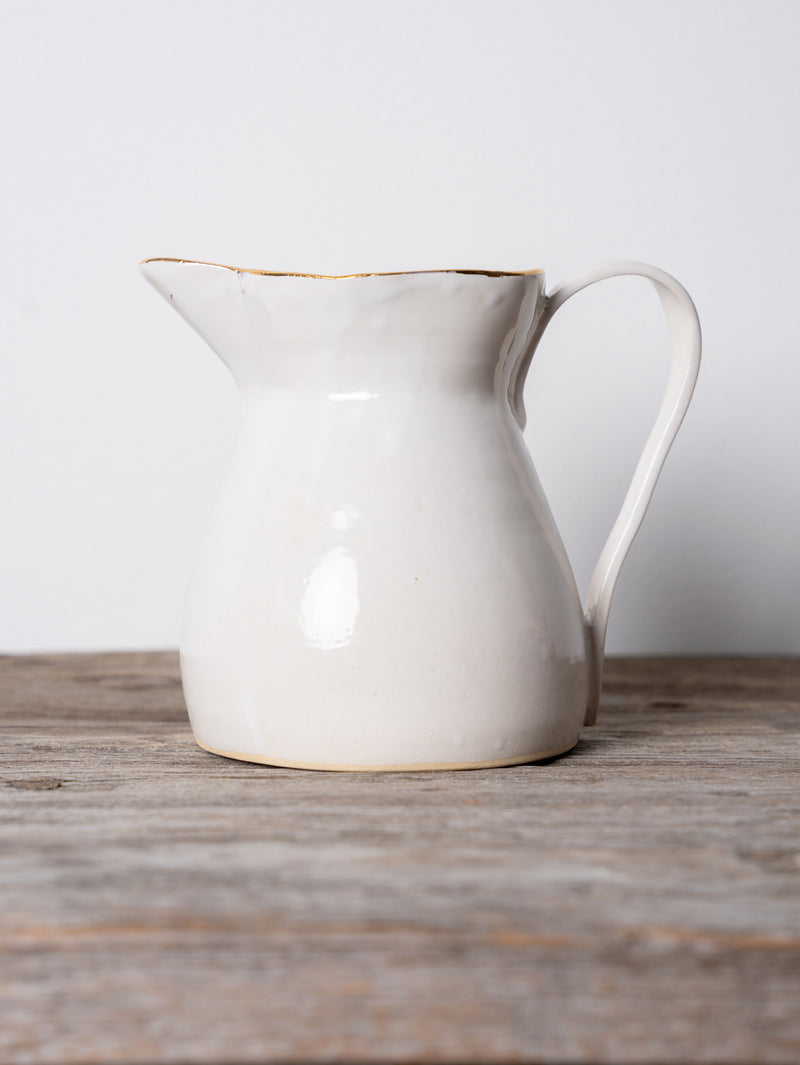 ucacoceramics | serie habiller carafe 乳白色×金彩ピッチャー 大
