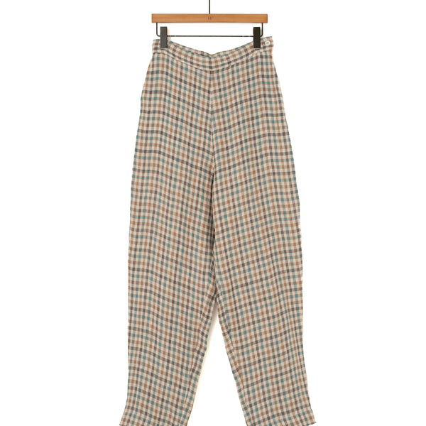 GOMME HOMM ゴムオム チェックジョッパーズパンツ ボンテージ SYU. HOMME/FEMM シュウ オム フェム】チェック柄ボンテージパンツ