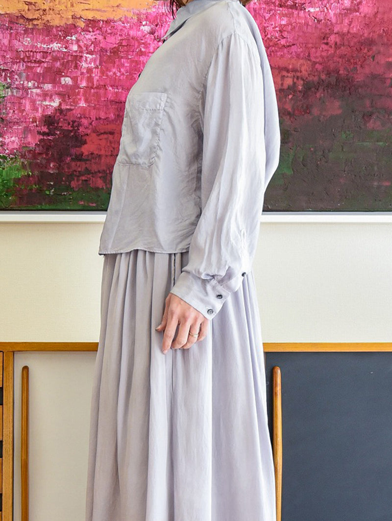 enrica | 沖縄染め 羽二重シャツ BLOUSE142-2