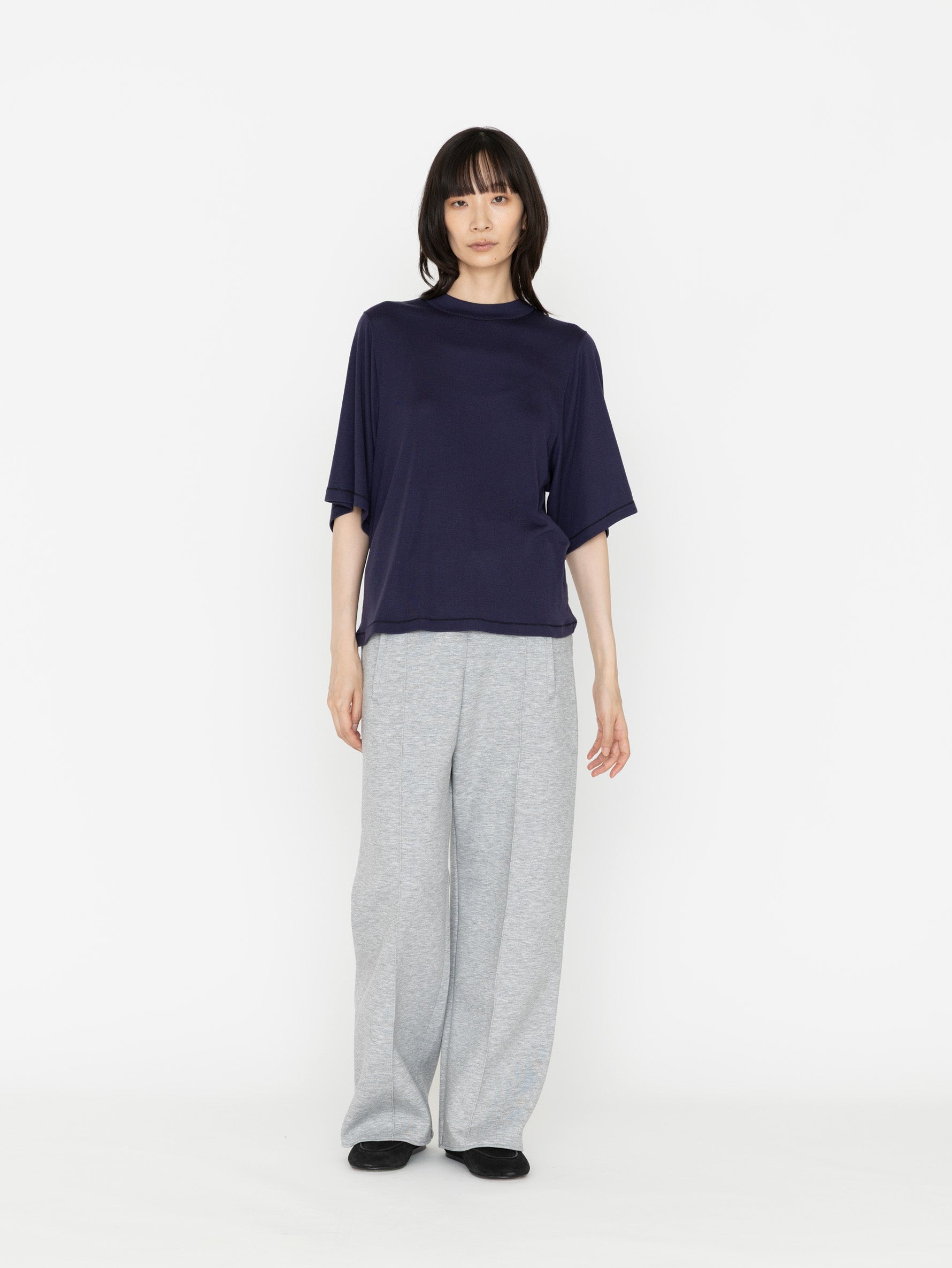 GGG | Comfort Super 140's Wooll Rib Crew Neck Short Sleeve T 02-01-1957