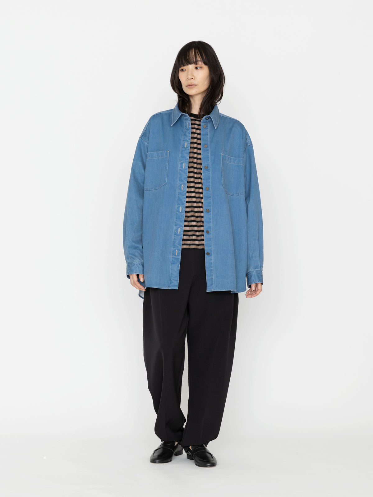 BOWTE | PIGMENT DYE WASHED WORK SHIRTS 262-01-0003