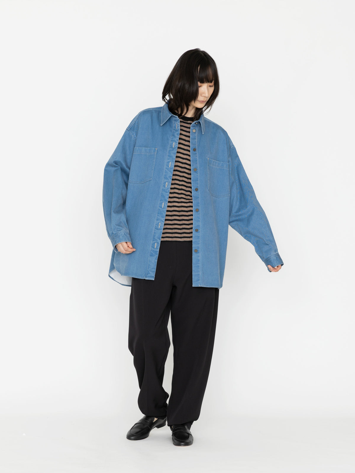 BOWTE | PIGMENT DYE WASHED WORK SHIRTS 262-01-0003