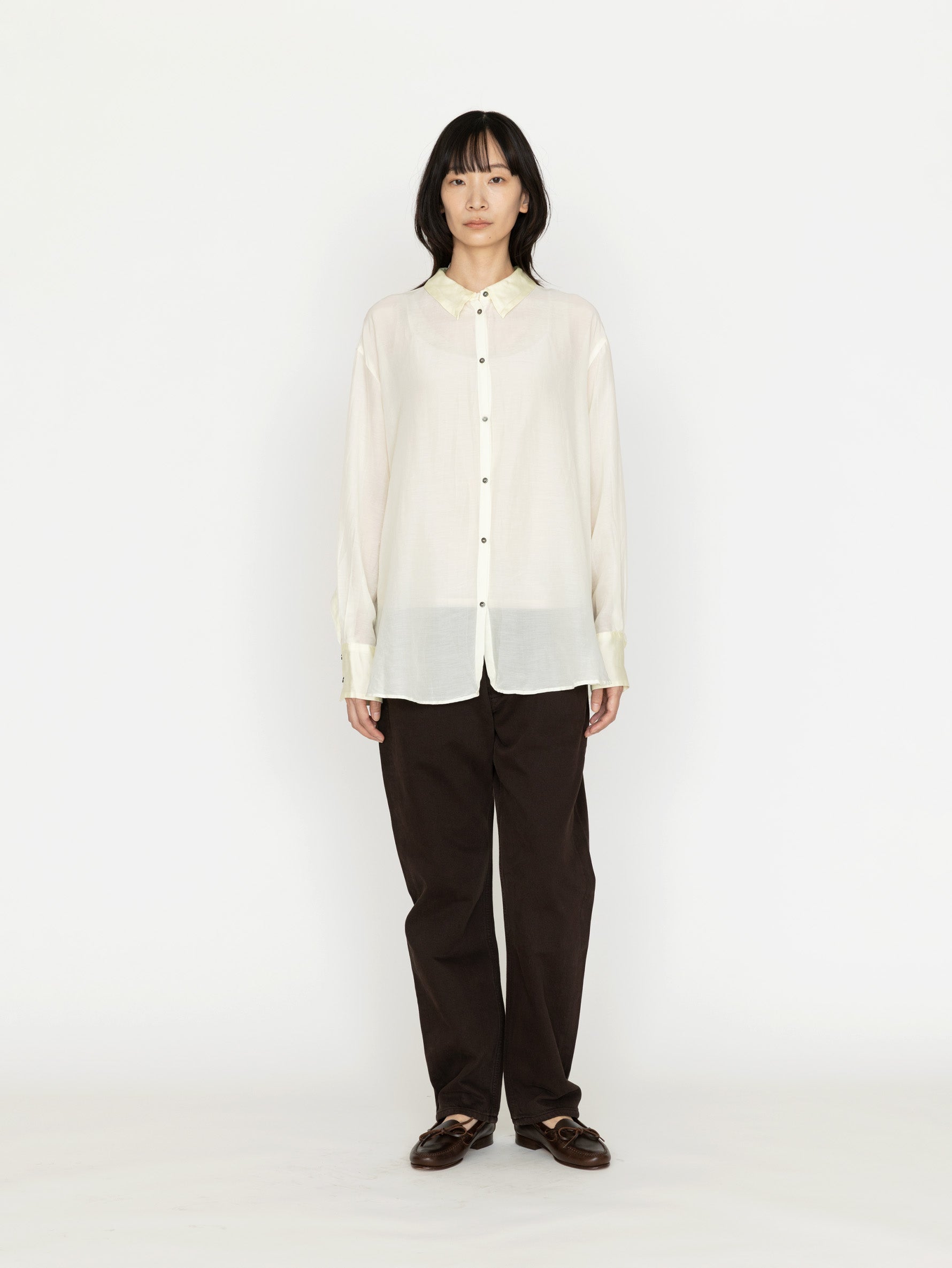 enrica | コットンシルクシャツ BLOUSE141-21
