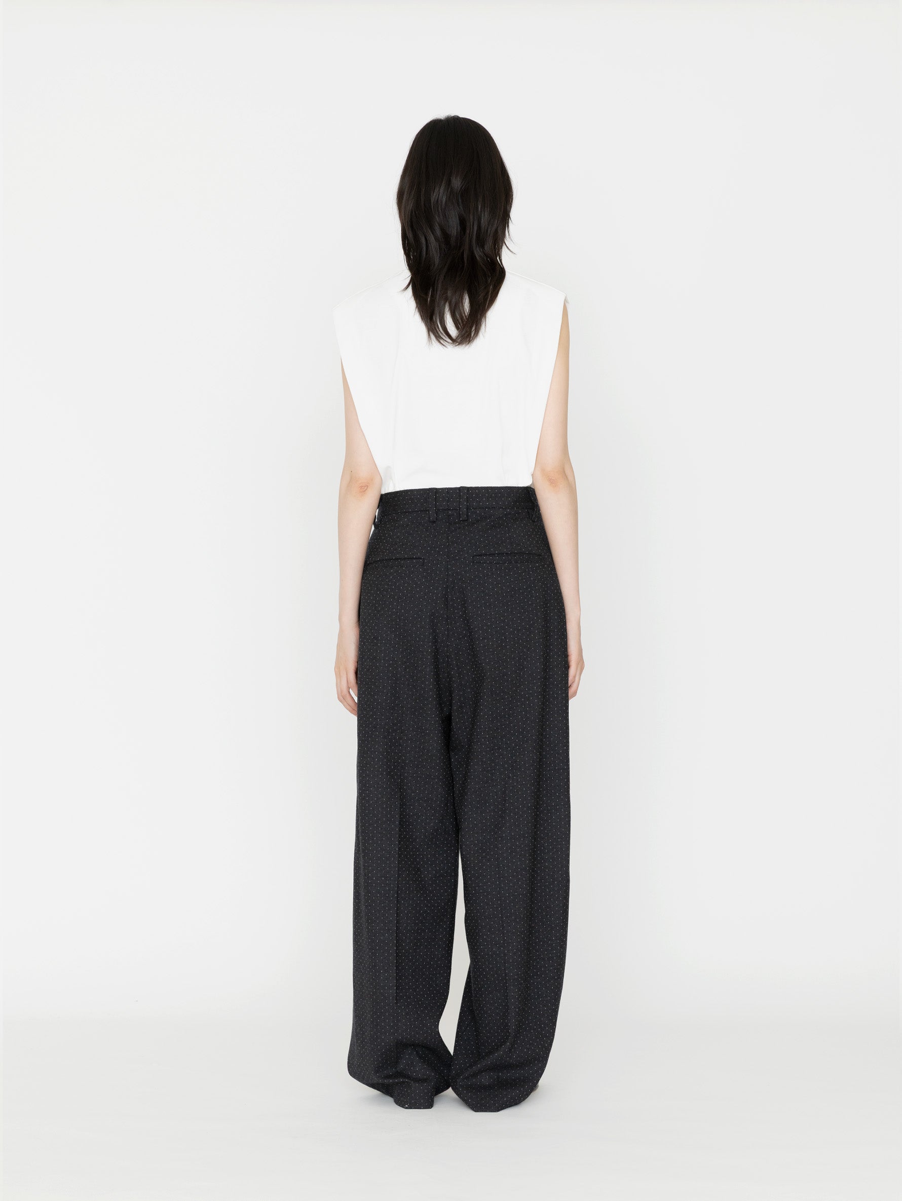 TanC TOKYO | ZIP FRONT DOT SLACKS TC26B-018