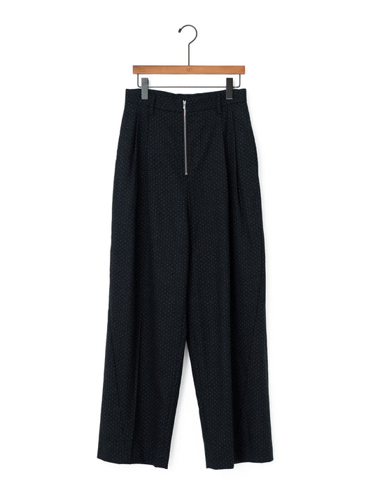 TanC TOKYO | ZIP FRONT DOT SLACKS TC26B-018
