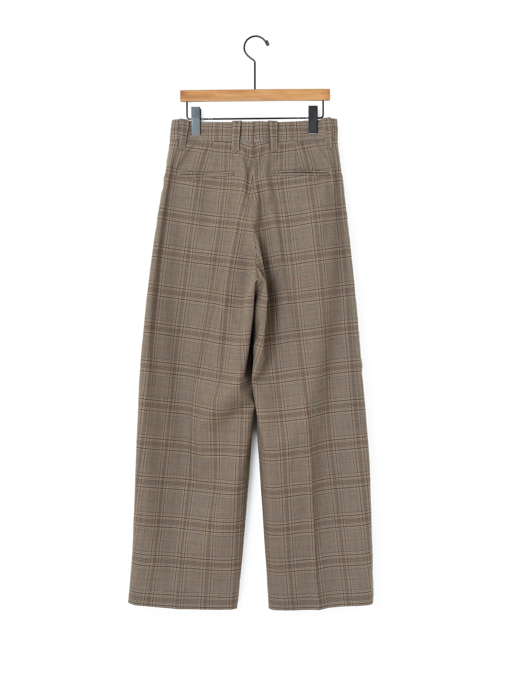 BOWTE | SUPER130'S CHECK DRESS TROUSERS 262-04-0003