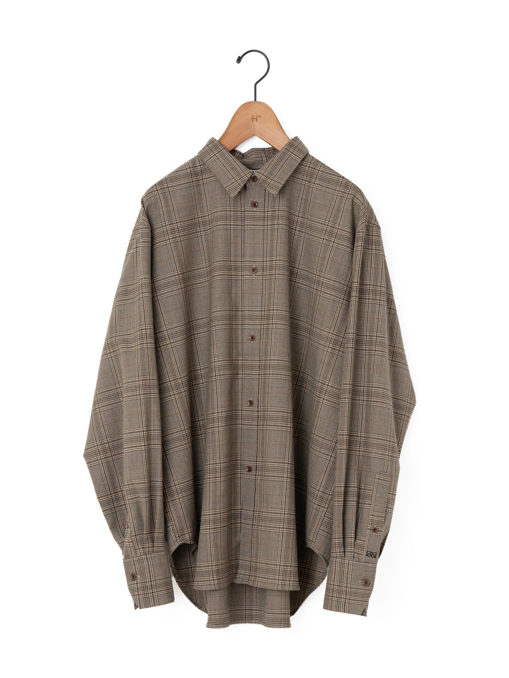 BOWTE | SUPER130'S GLEN CHECK DRESS SHIRT 262-01-0012
