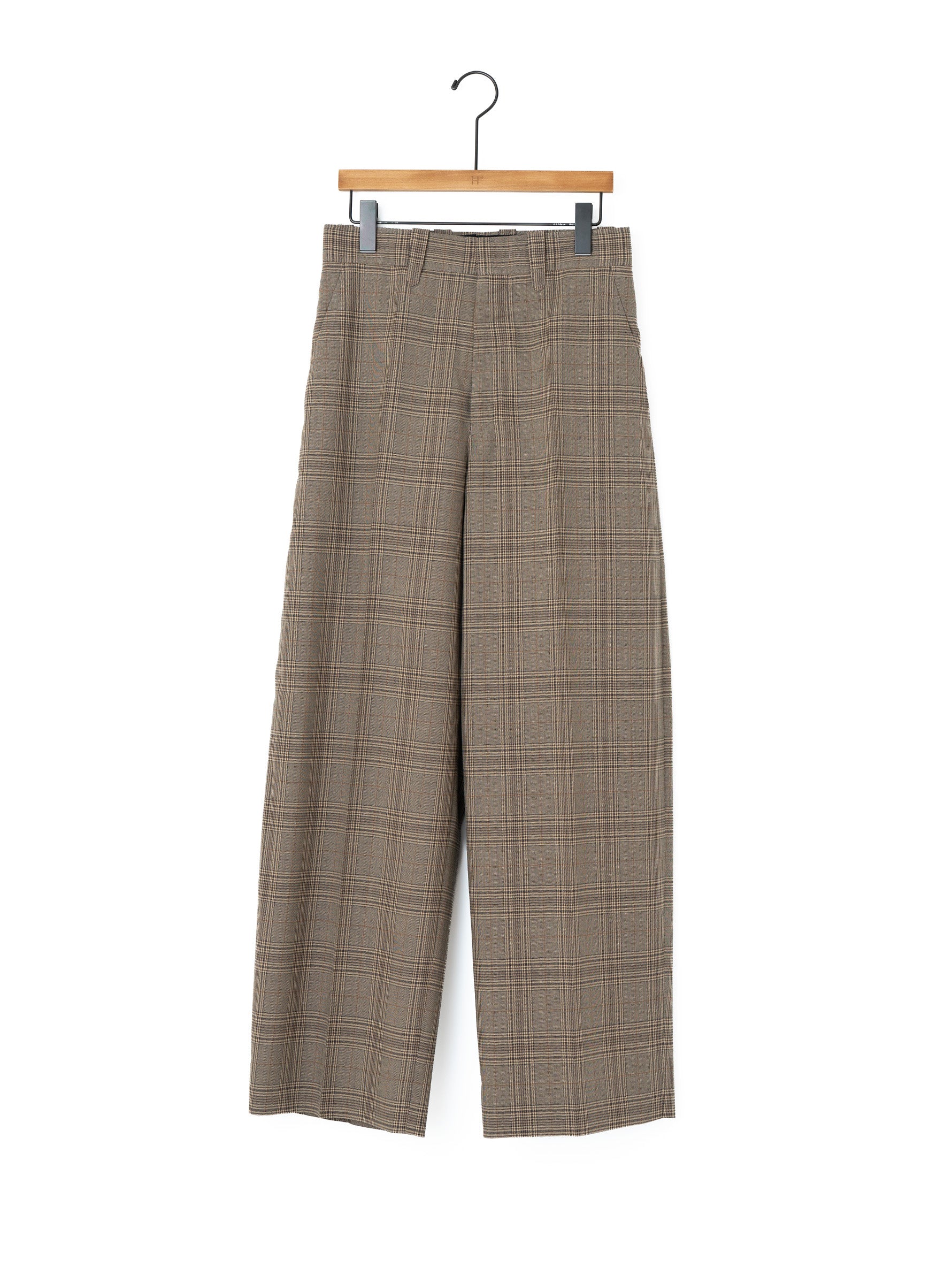 BOWTE | SUPER130'S CHECK DRESS TROUSERS 262-04-0003