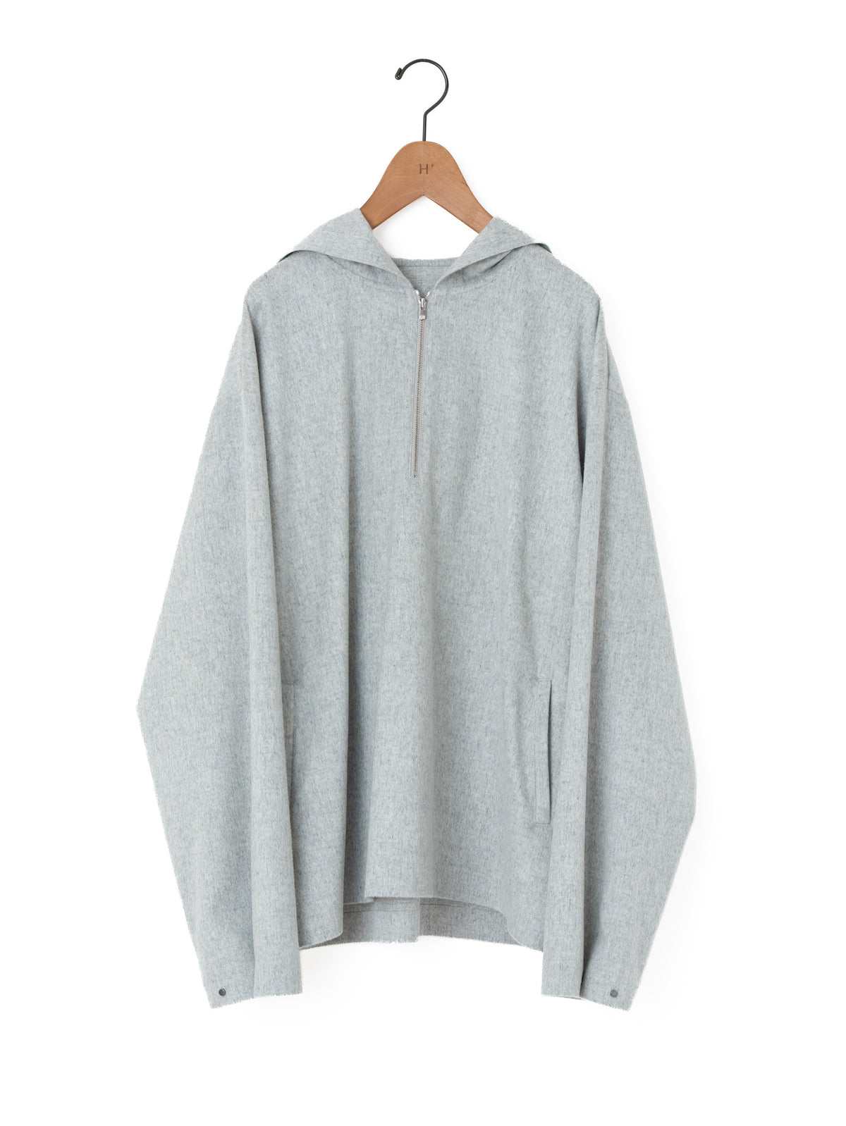 TECLOR | cashmere zip hoodie 07HZFD　