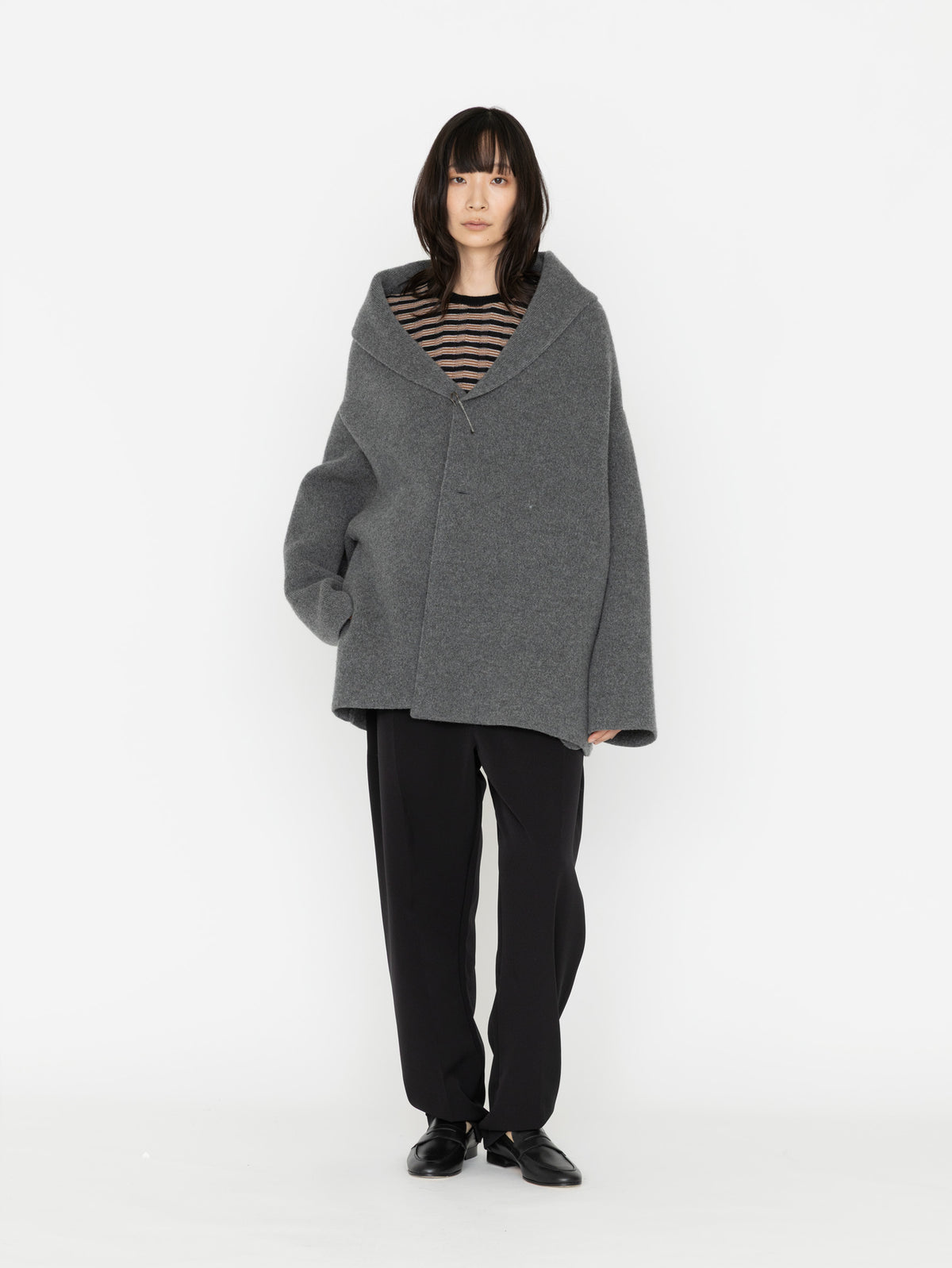 enrica | ダブルフェイスニットコート KNIT286
