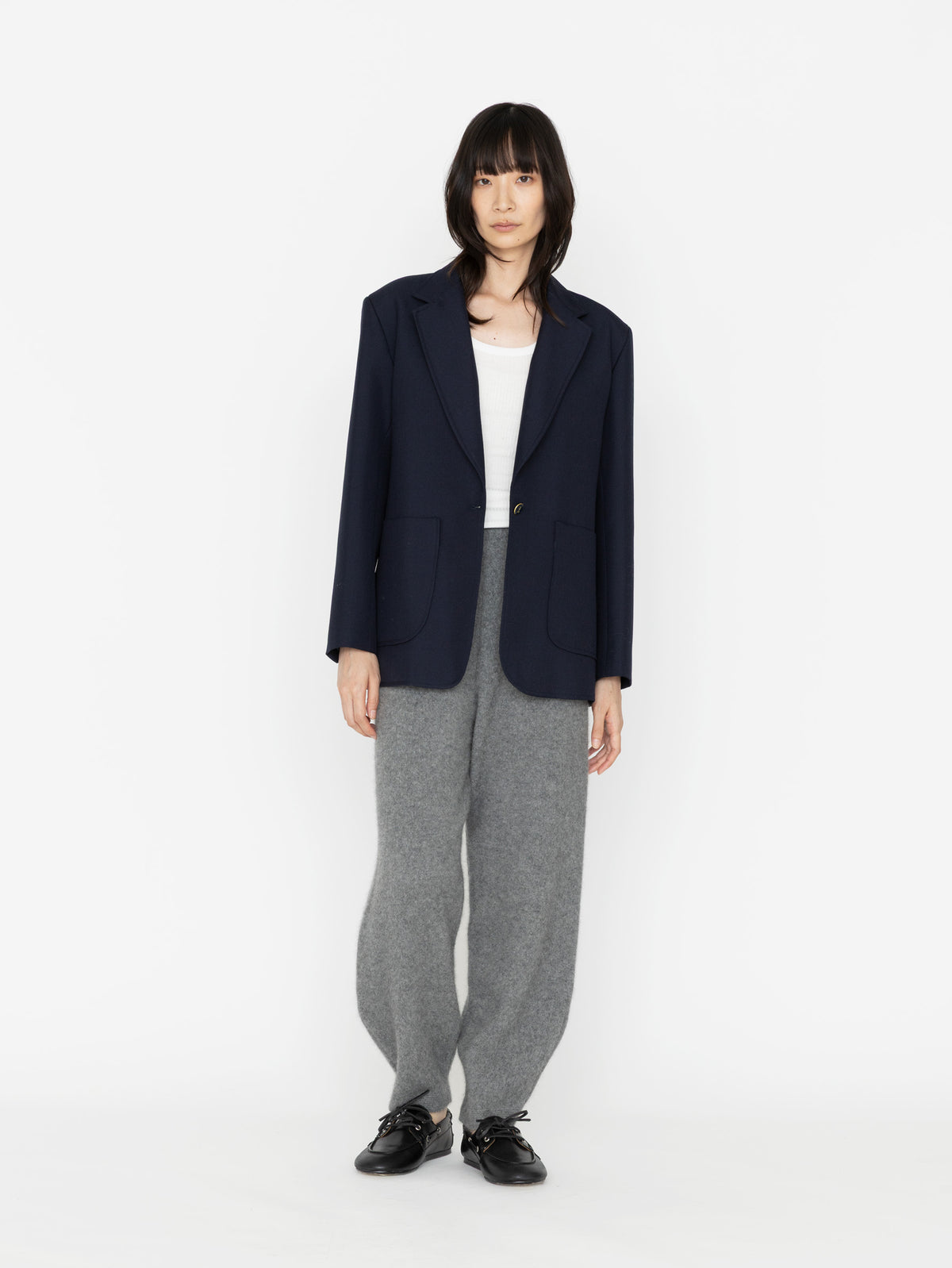 enrica | チャイニーズラクーン混ソフトタッチパンツ KNIT084