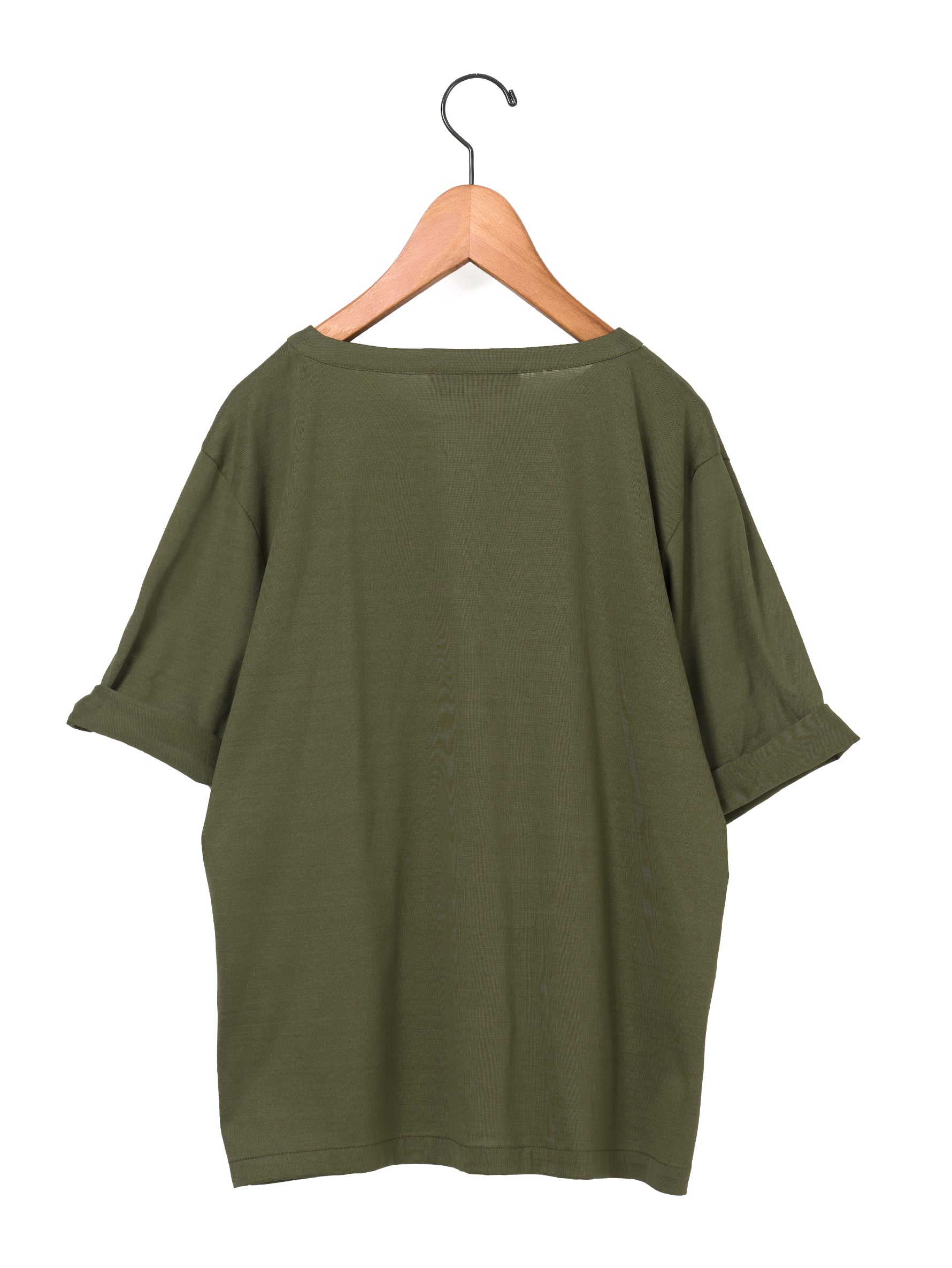 LES PRAIRIES DE PARIS |  HAUT GAYA-JJ レースアップTシャツ