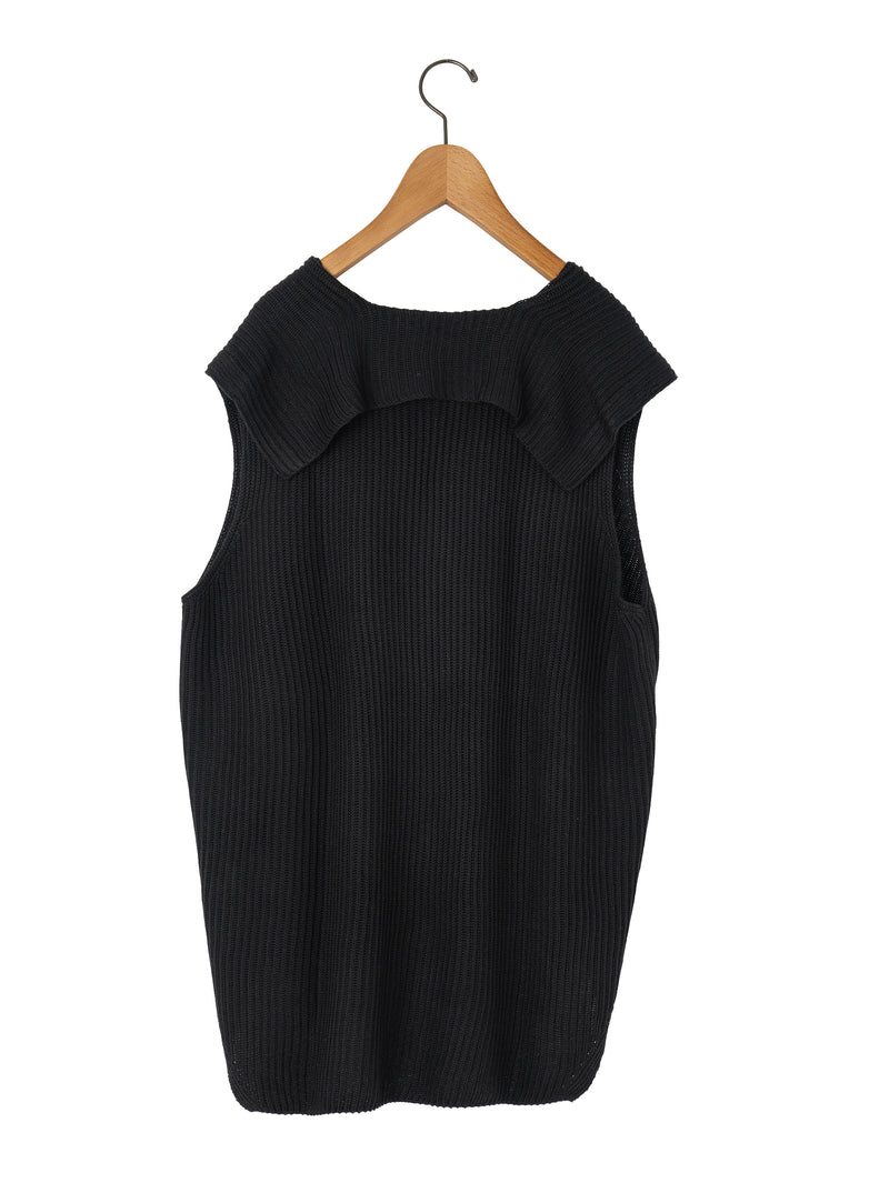 SEEALL | WIDE COLLAR RIB TOPS