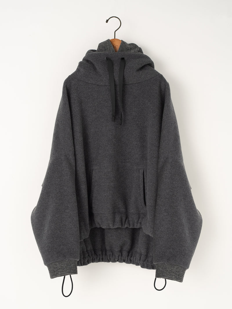 COGTHEBIGSMOKE | ワイドボディショート丈パーカー KNOLL CROPPED HOODY