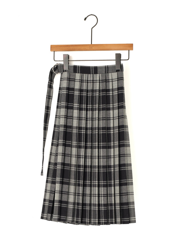 O'NEIL OF DUBLIN | ウーステッドウールタータンラッププリーツスカート