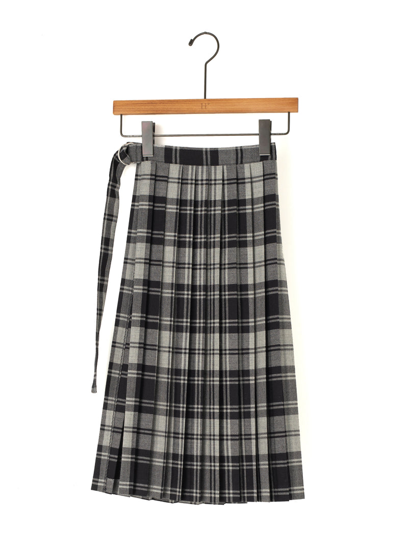 O'NEIL OF DUBLIN | ウーステッドウールタータンラッププリーツスカート