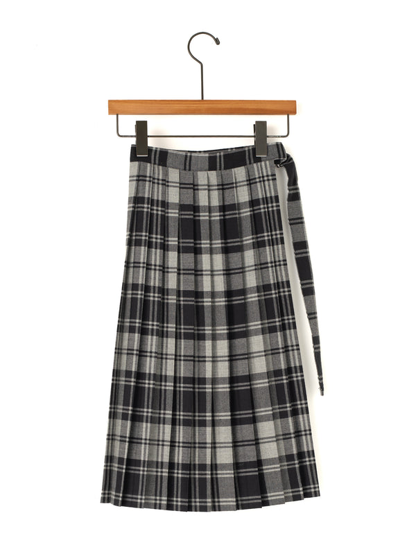 O'NEIL OF DUBLIN | ウーステッドウールタータンラッププリーツスカート