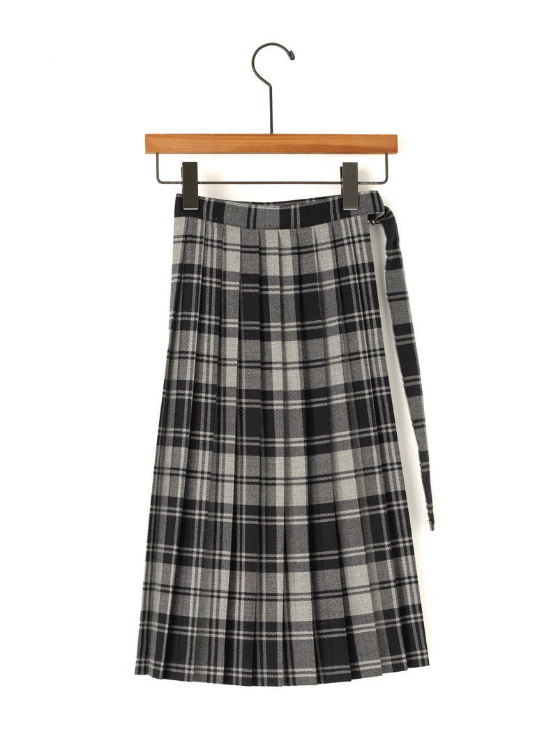 O'NEIL OF DUBLIN | ウーステッドウールタータンラッププリーツスカート