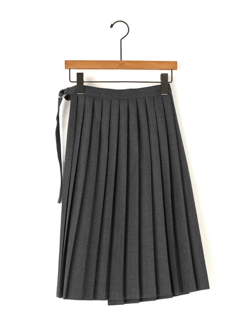 O'NEIL OF DUBLIN | ウーステッドウール ラッププリーツスカート