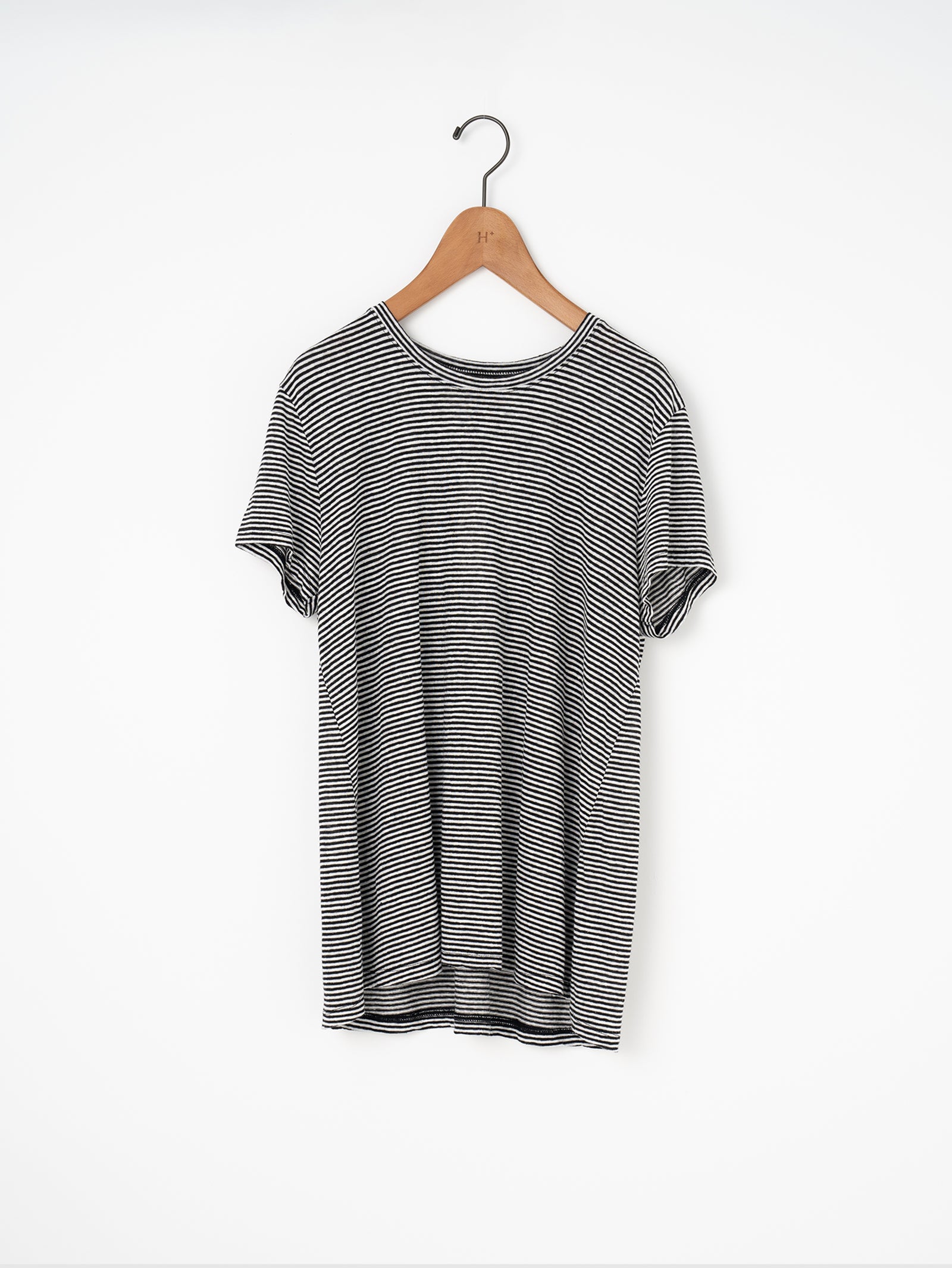 BATONER | ノルマンディ リネン Aライン Tシャツ – H+HELIOTROPE