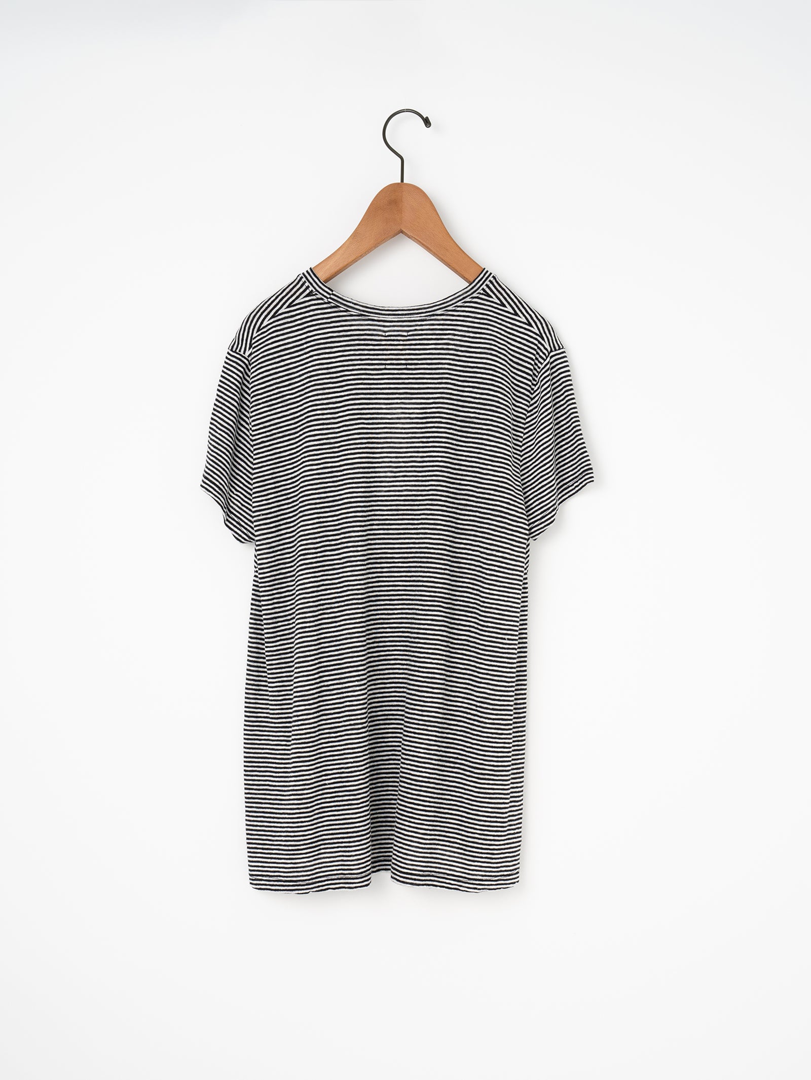 BATONER◆Tシャツ/FREE/リネン/GRY/BN-23SL-065// バトナー BATONER メリヤス Tシャツ フェードカラー ワイド