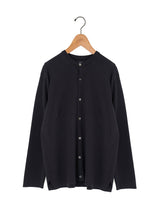 BATONER | 32G スムース ニット クルーネック カーディガン