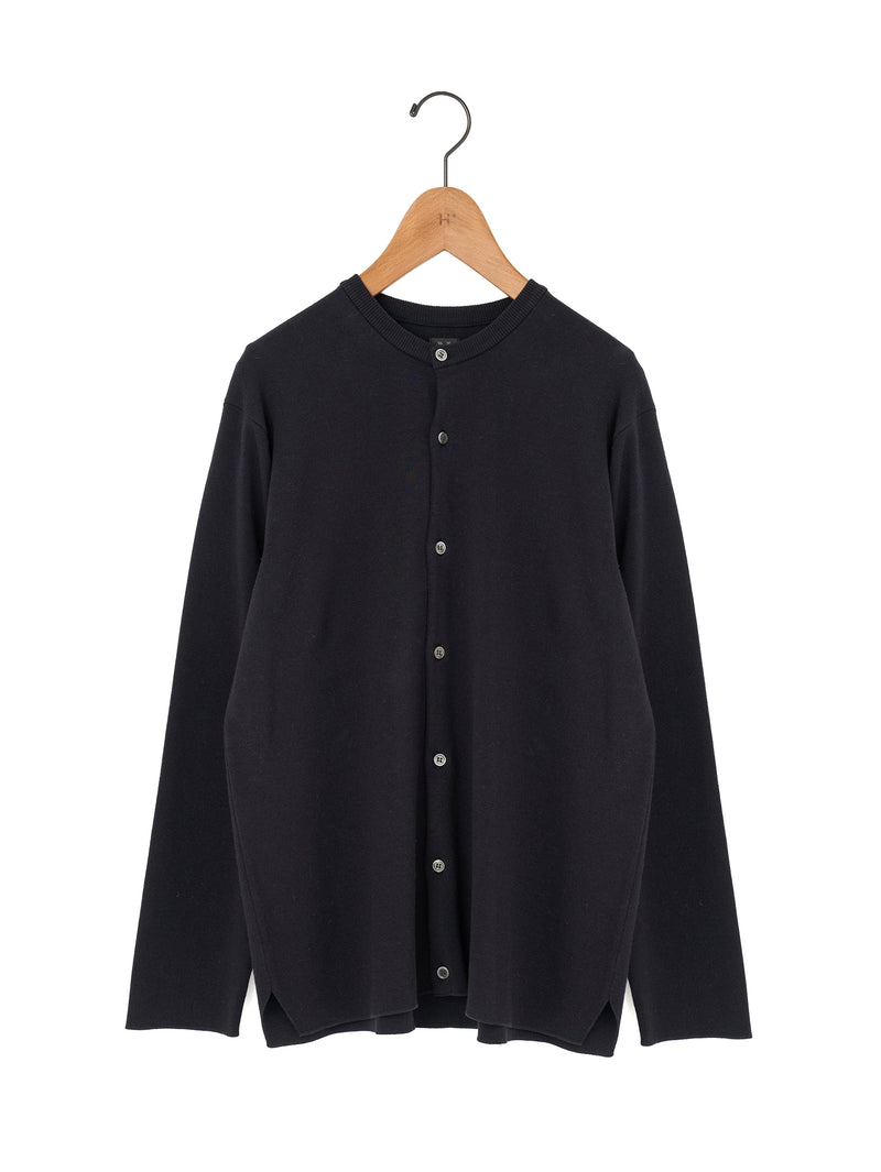 BATONER | 32G SMOOTH KNIT CREW NECK CARDIGANBN-SE-002 – H+HELIOTROPE