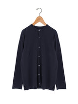 BATONER | 32G スムース ニット クルーネック カーディガン