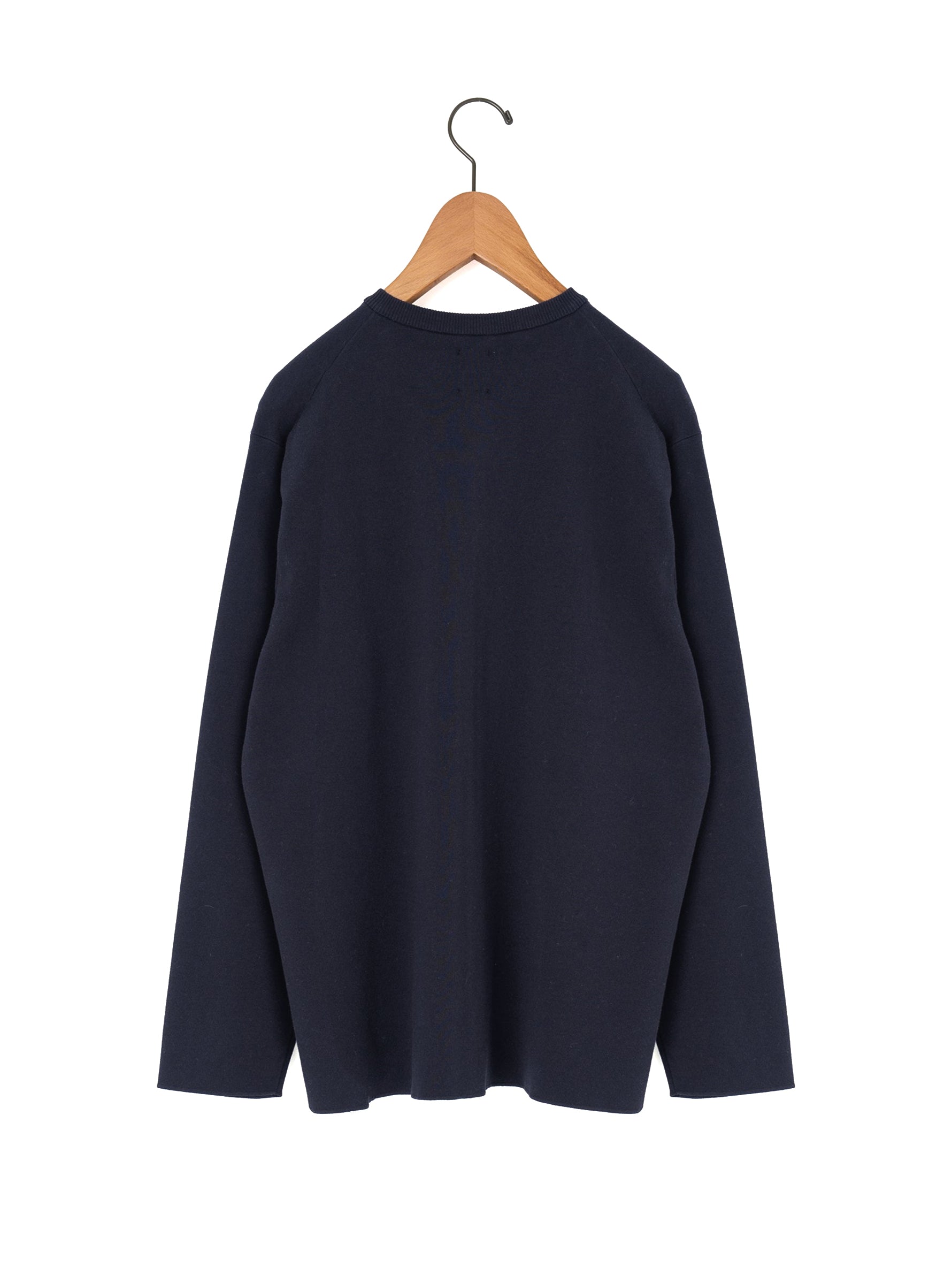 BATONER | 32G SMOOTH KNIT CREW NECK CARDIGANBN-SE-002