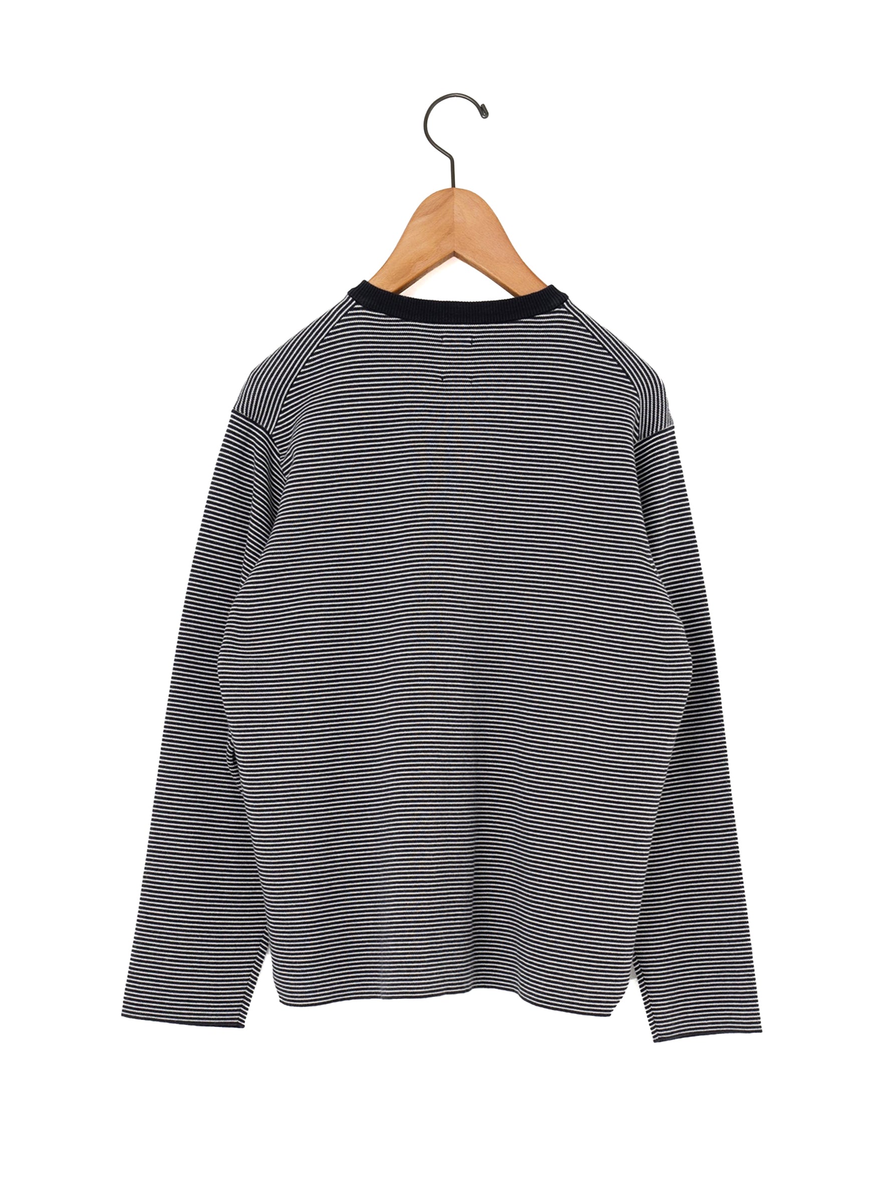 BATONER | 32G SMOOTH KNIT CREW NECK CARDIGANBN-SE-002