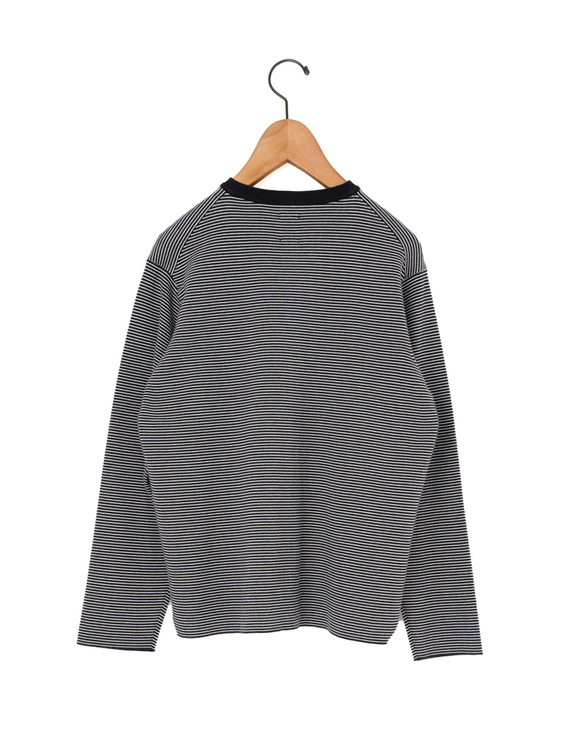 BATONER バトナー 32ゲージ スムースウール クルーネックニット 32G SMOOTH WOOL CREW NECK - WUNDER