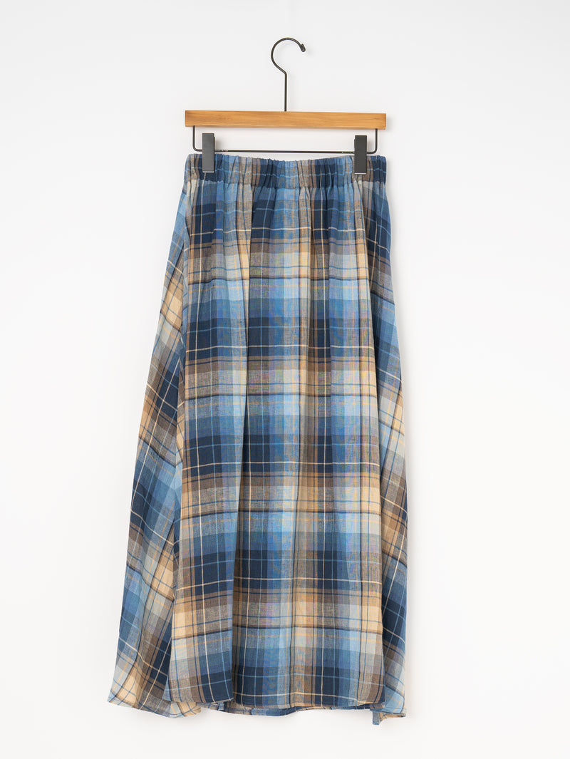 O'NEIL OF DUBLIN | TARTAN GATHER FLARED SKIRT805