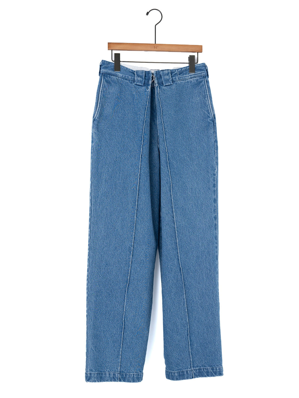 KURO | BIG TUCK DENIM TROUSER 963943 – H+HELIOTROPE