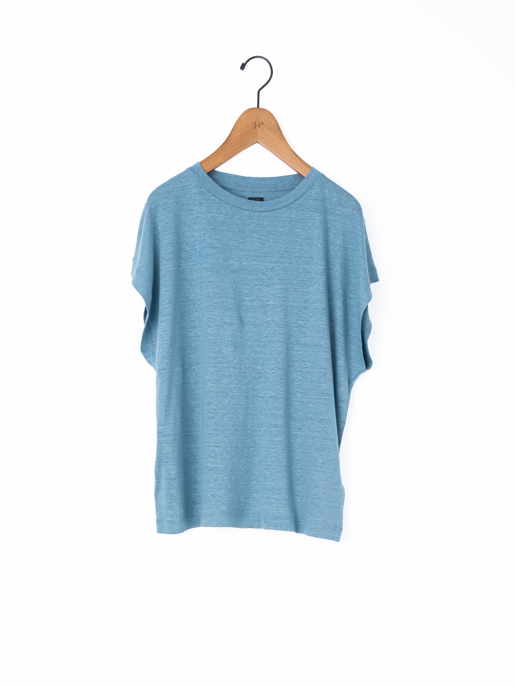 BATONER | NORMANDY LINEN CAP SLEEVE T-SHIRT BN-26SL-054