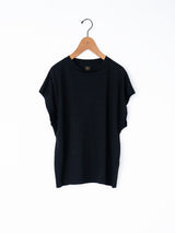 BATONER | NORMANDY LINEN CAP SLEEVE T-SHIRT BN-26SL-054