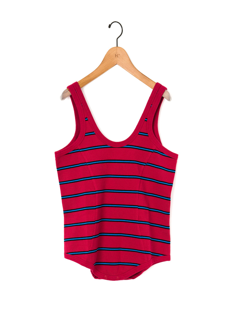 TanC TOKYO | PIQUE BORDER TANK ROMPERS TC26A-0011 – H+HELIOTROPE