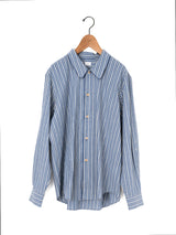 KURO | QUIET STRIPE PIPING SHIRT 964253