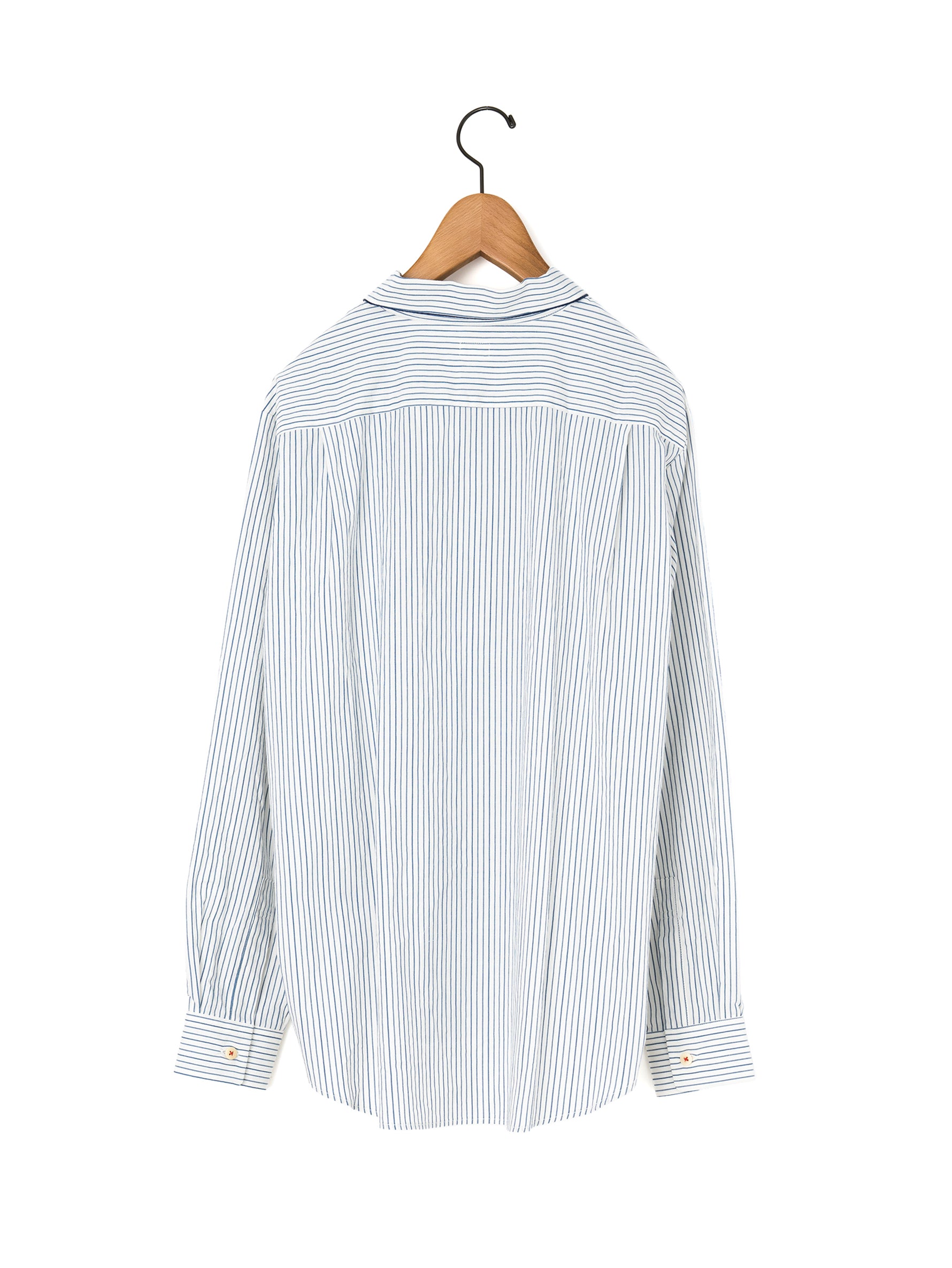 KURO | QUIET STRIPE PIPING SHIRT 964253