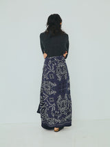 manipuri | 0143333019＜ウールシルクストールヘリンボーン織120＞カレイドバンダナ