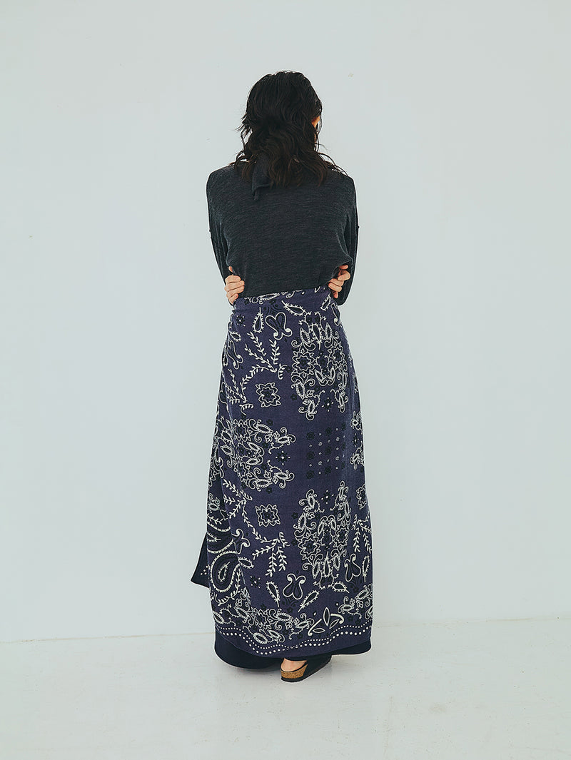 manipuri | 0143333019＜ウールシルクストールヘリンボーン織120